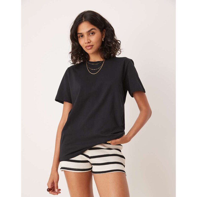 ASOS DESIGN regular fit t-shirt in black