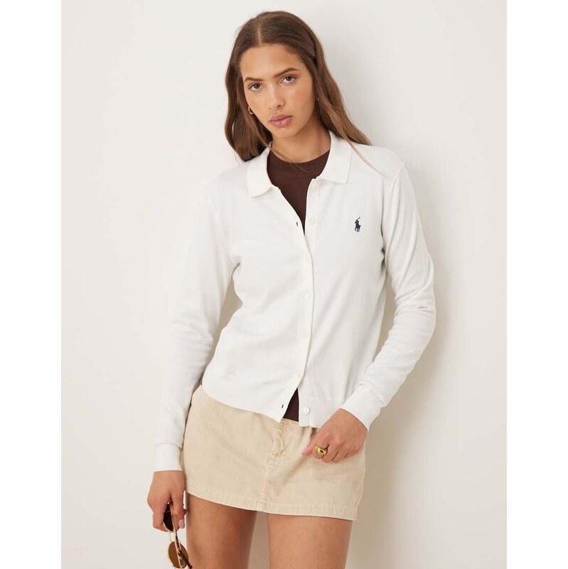 Polo Ralph Lauren cardigan in white