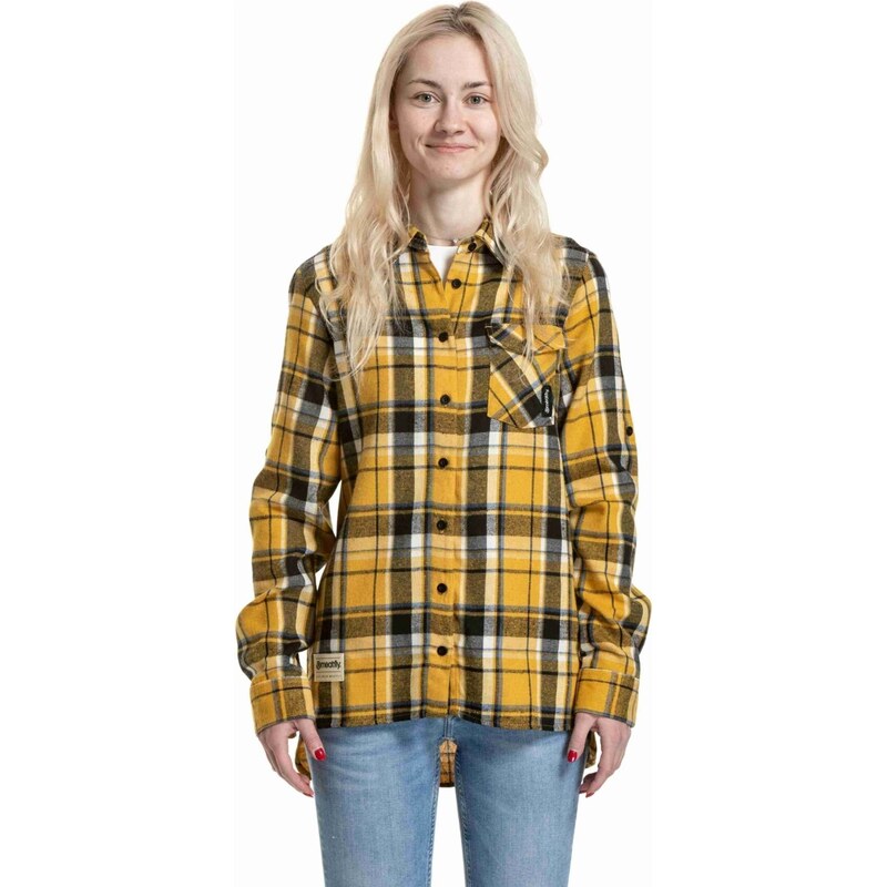 Meatfly dámská košile Courtney Yellow | Žlutá