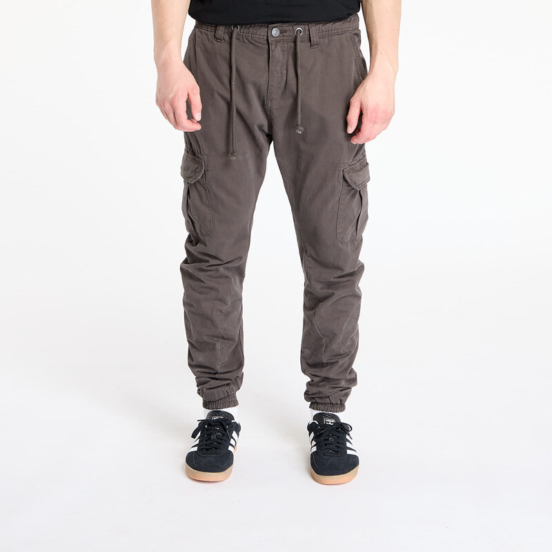 Kalhoty Urban Classics Cargo Jogging Pants Grey XL