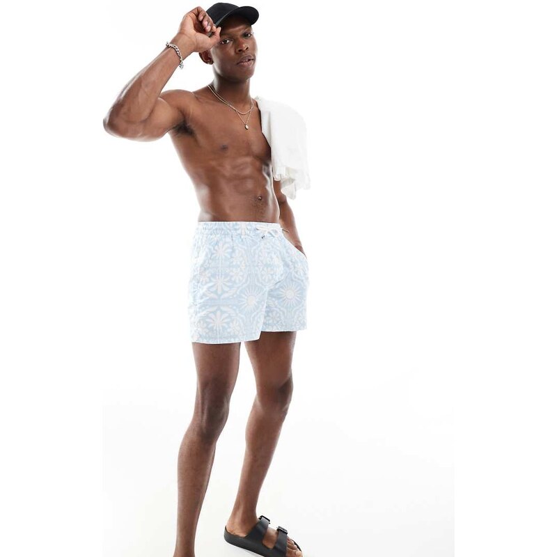 Aray bora bora swim short in light blue