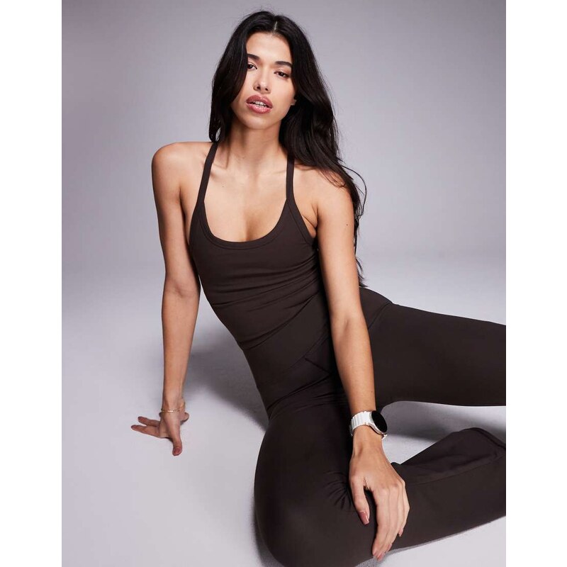 4505 Icon soft touch yoga cami with inner bra and adjustable straps in 106547840