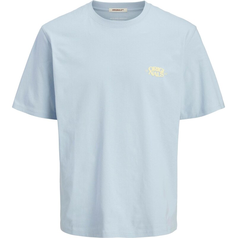 Jack & Jones Junior Tričko světlemodrá / světle žlutá
