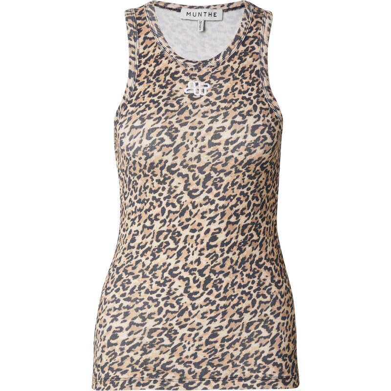 Munthe Top PYMMA velbloudí / champagne / černá / bílá 107207834