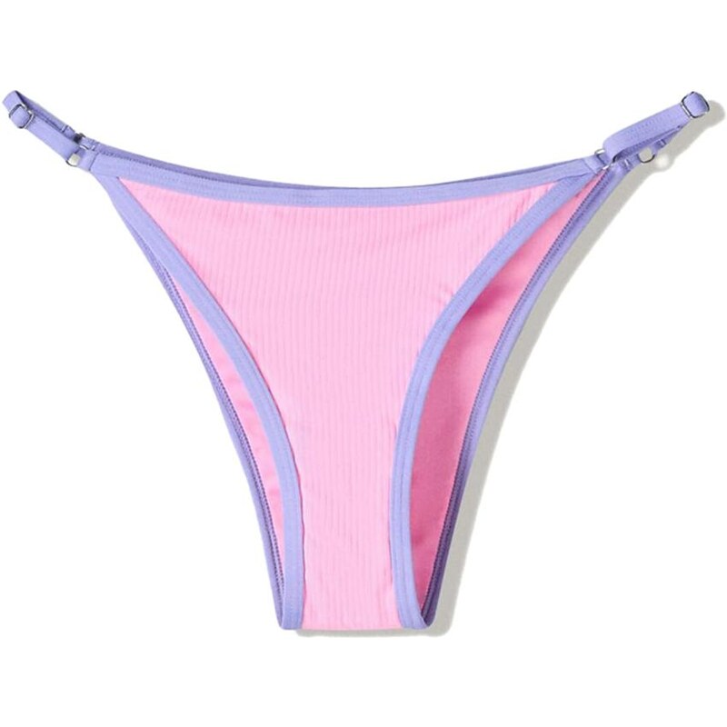 Bershka Spodní díl plavek lenvandulová / růžová