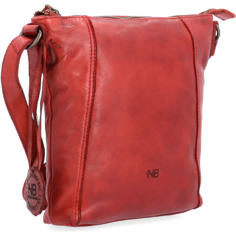 Kožená kabelka crossbody Noelia Bolger červená NB 2086 CV