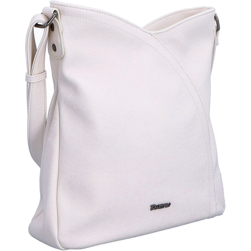 Kabelka ze syntetické kůže crossbody Tangerin béžová 8023 K 106554686