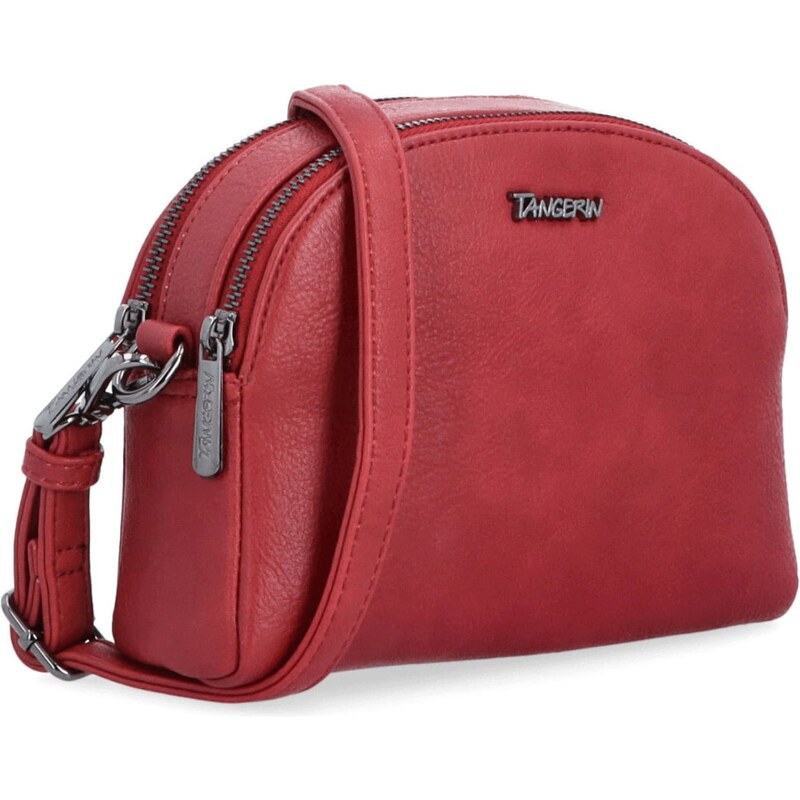 Kabelka ze syntetické kůže crossbody Tangerin červená 8044 CV 106554731
