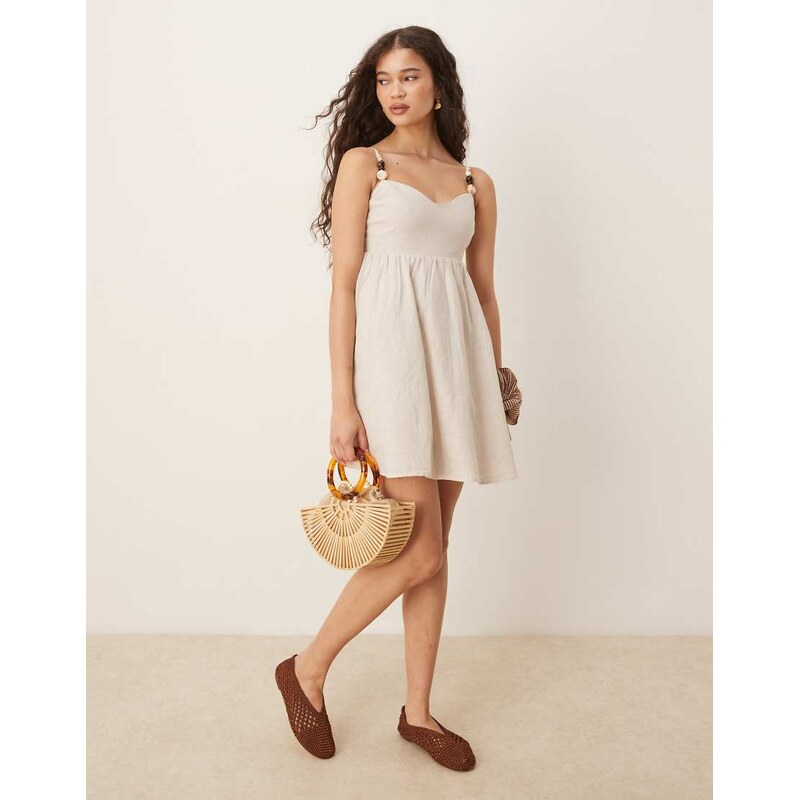 Abercrombie & Fitch spaghetti strap sweetheart neckline babydoll mini 106553117
