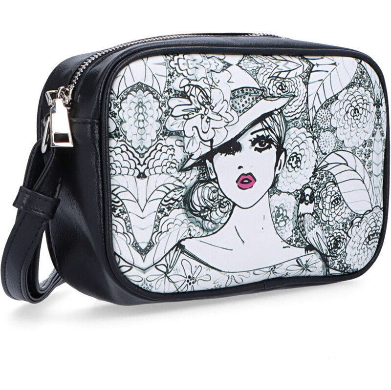 Kabelka ze syntetické kůže crossbody Indee multicolor 9304 02 C 106554969