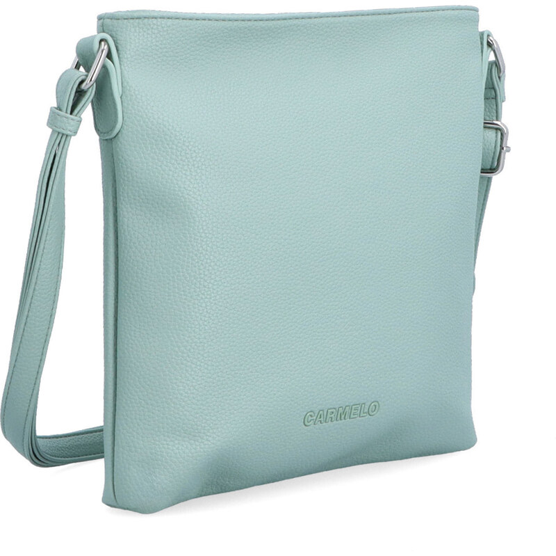 Kabelka ze syntetické kůže crossbody Carmelo zelená 4324 SZE