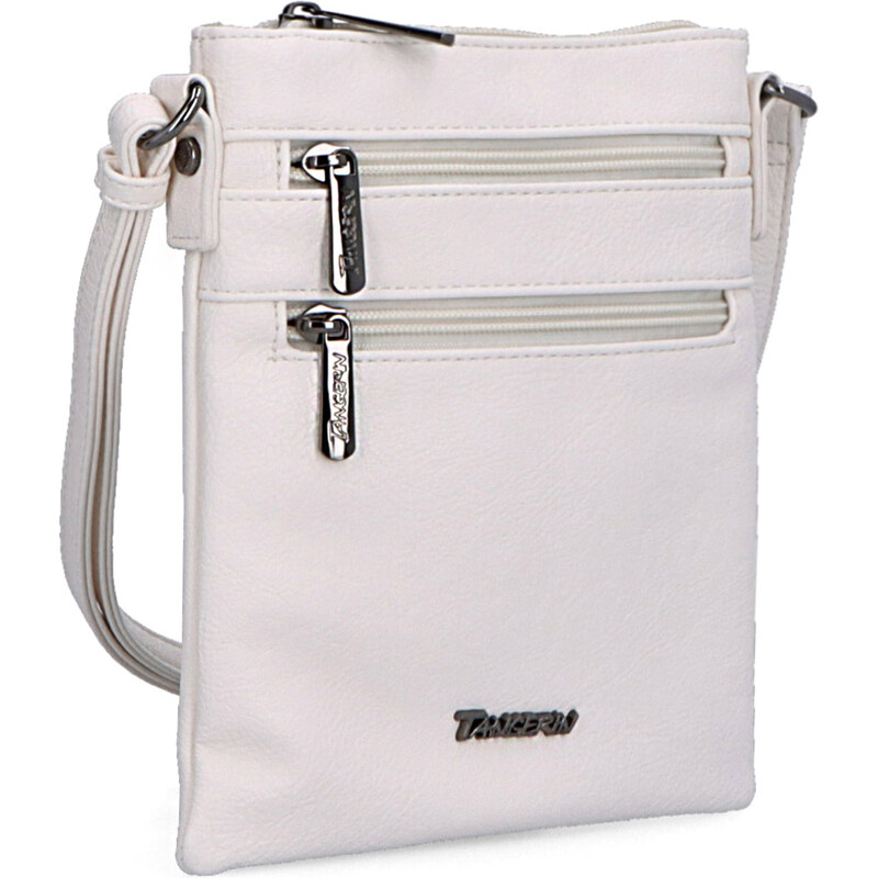 Kabelka ze syntetické kůže crossbody Tangerin béžová 8047 K 106555006