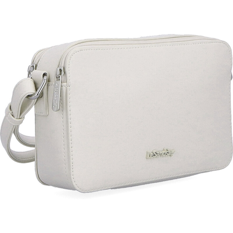 Kabelka ze syntetické kůže crossbody Le Sands béžová 7717 BE