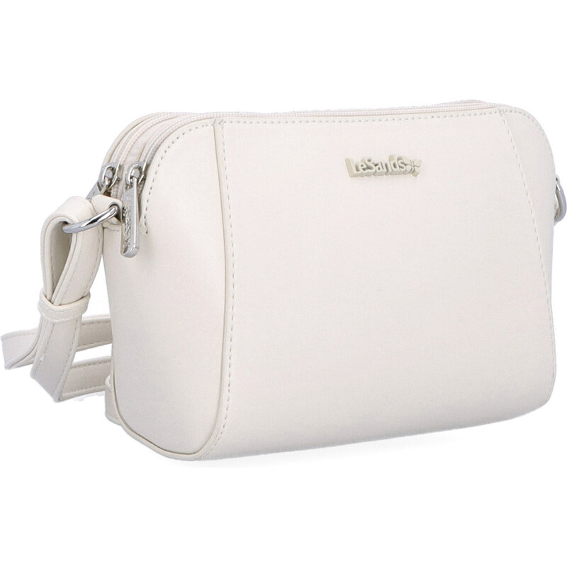 Kabelka ze syntetické kůže crossbody Le Sands béžová 7716 BE 106555021