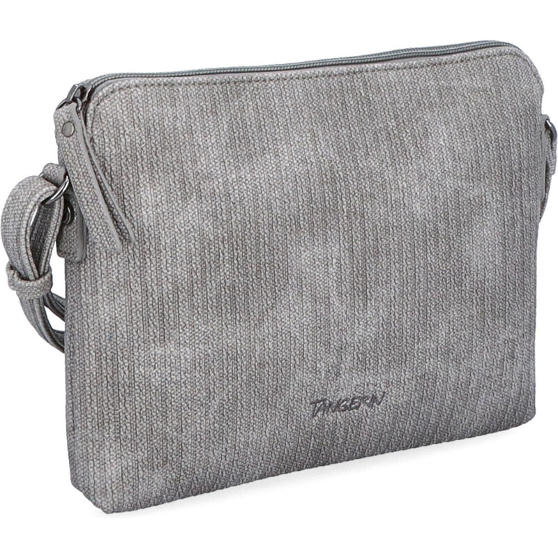 Kabelka ze syntetické kůže crossbody Tangerin šedá 7014 S 106555036