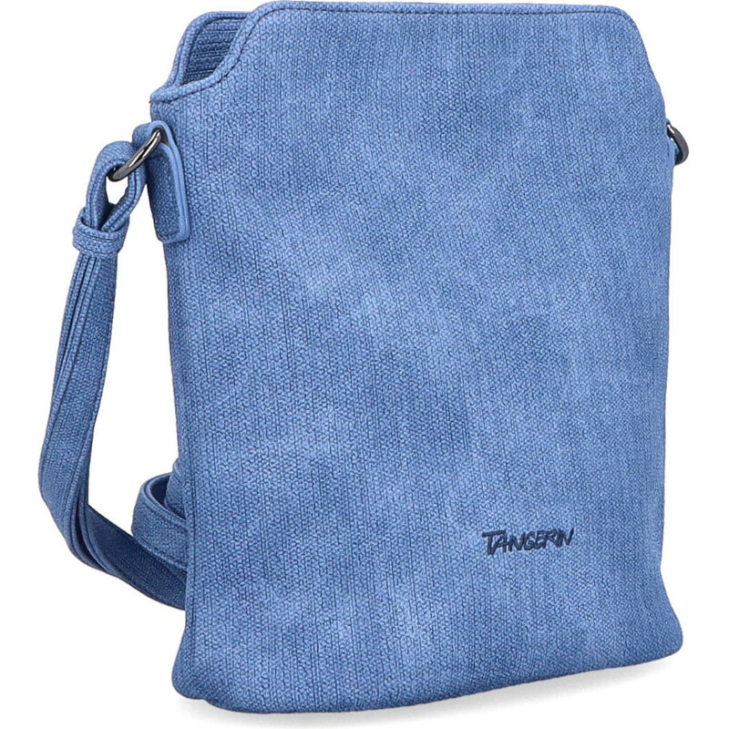 Kabelka ze syntetické kůže crossbody Tangerin modrá 7013 M 106555042