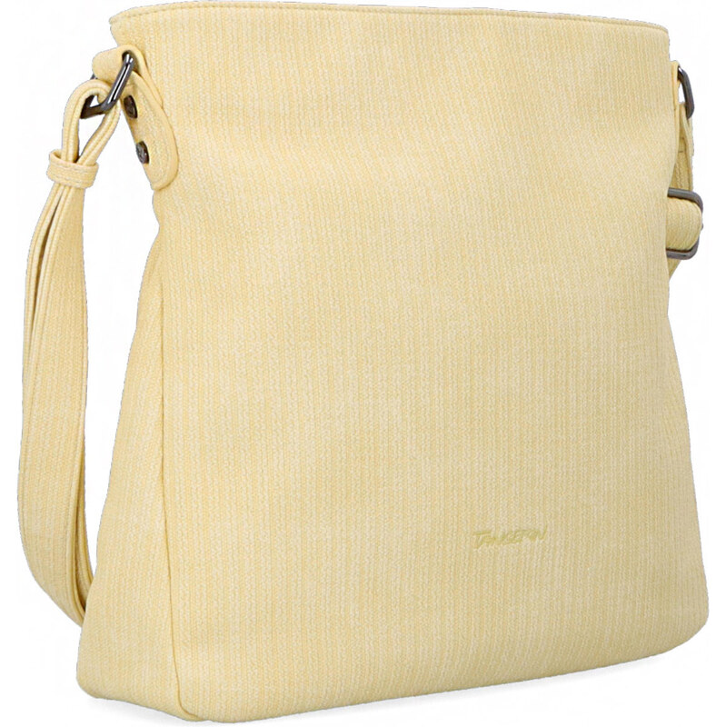 Kabelka ze syntetické kůže crossbody Tangerin žlutá 7010 ZLU 106555052