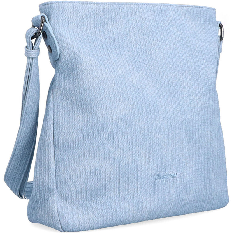 Kabelka ze syntetické kůže crossbody Tangerin modrá 7010 SM 106555054