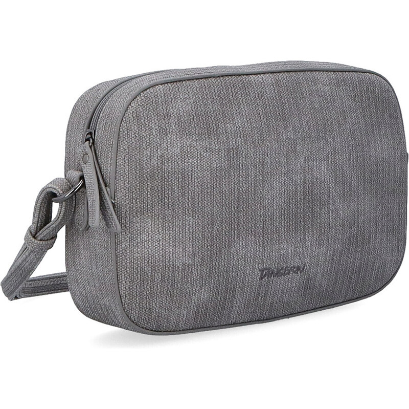 Kabelka ze syntetické kůže crossbody Tangerin šedá 7009 S 106555058