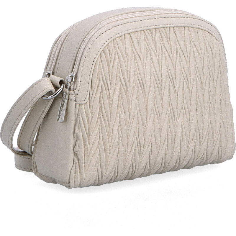 Kabelka ze syntetické kůže crossbody Le Sands béžová 4360 K 106555092