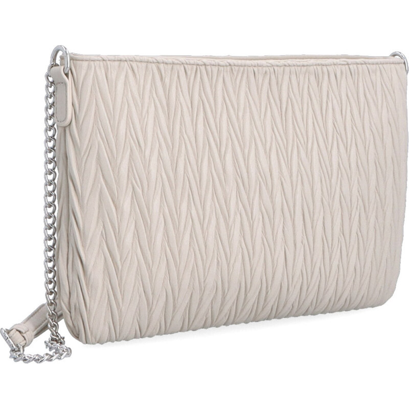 Kabelka ze syntetické kůže crossbody Le Sands béžová 4358 K