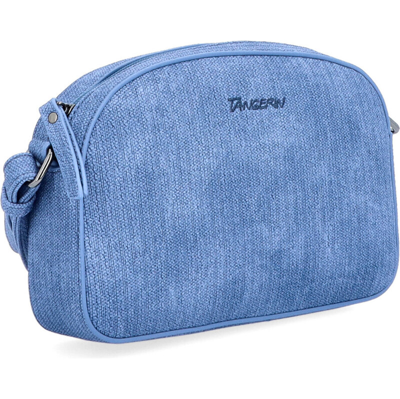 Kabelka ze syntetické kůže crossbody Tangerin modrá 7012 M 106555044