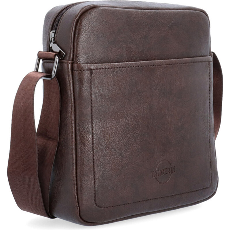 Pánská taška ze syntetické kůže crossbody Tangerin hnědá 2319 H