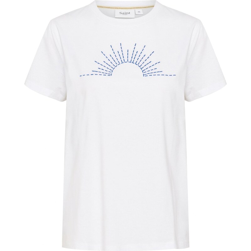SAINT TROPEZ Tričko SZKanva modrá / bílá 108763201