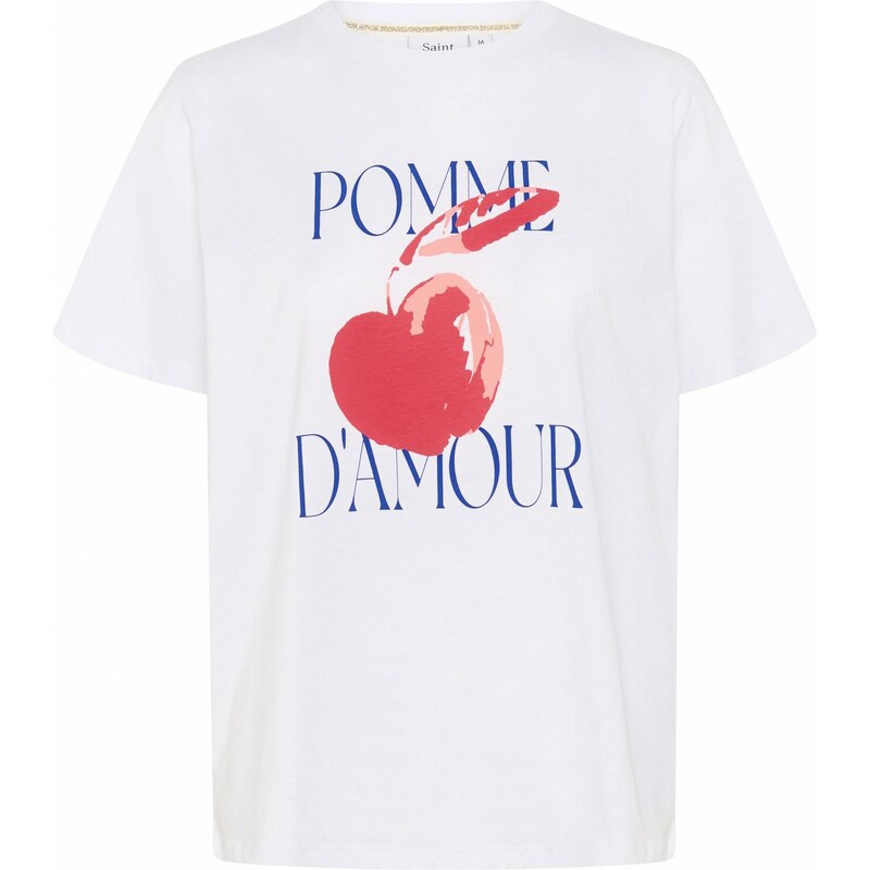 SAINT TROPEZ Tričko Harda enciánová modrá / růžová / purpurová / bílá 108763212