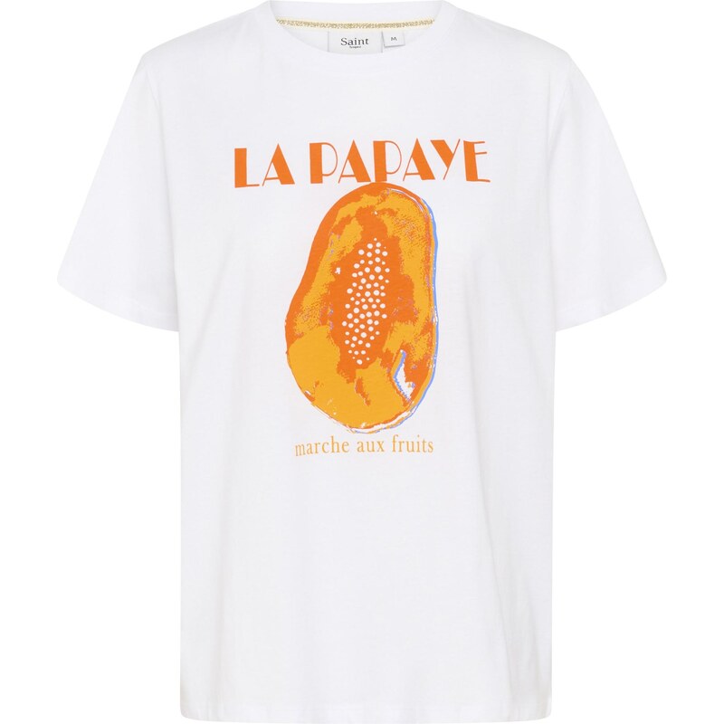 SAINT TROPEZ Tričko HardaSZ oranžová / tmavě oranžová / bílá 108763213