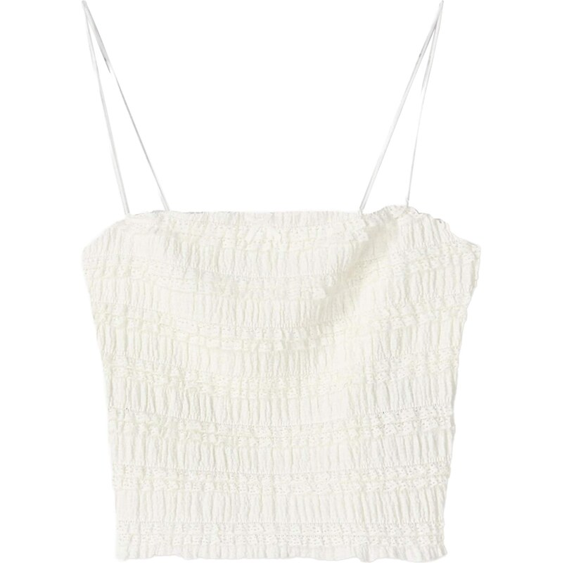 Bershka Top offwhite