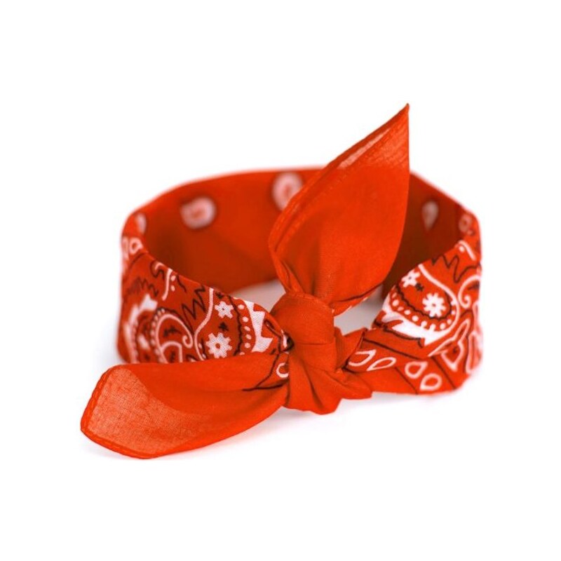 Art Of Polo Šátek do vlasů pin-up oranžovožlutý 84898966