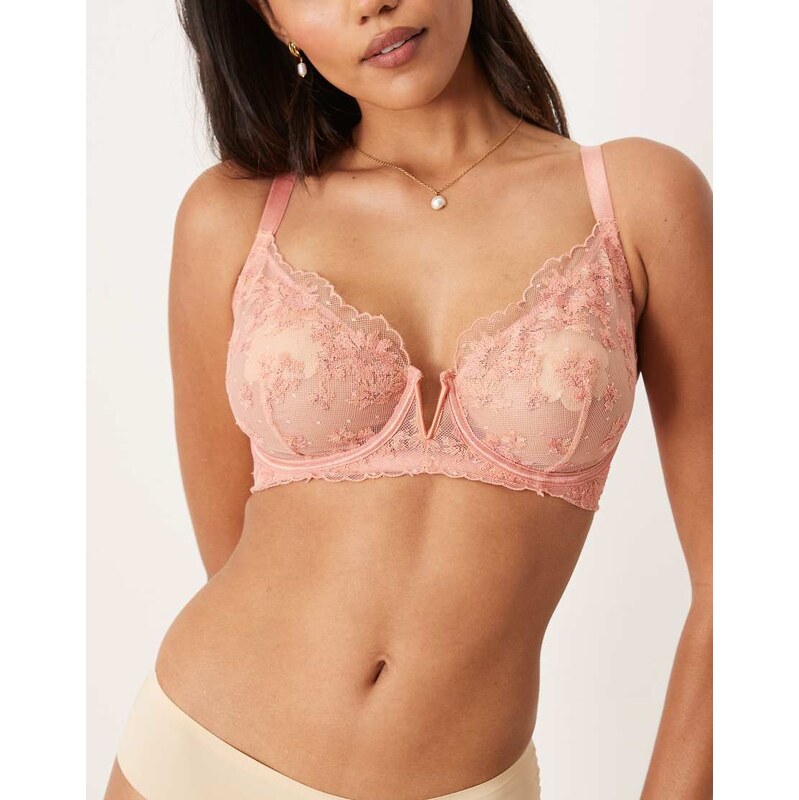 ASOS DESIGN Fuller Bust Giselle premium sparkle embroidery