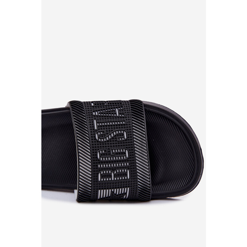 BIG STAR SHOES Lehké Pánské Sandály Big Star NN174696 Tmavě