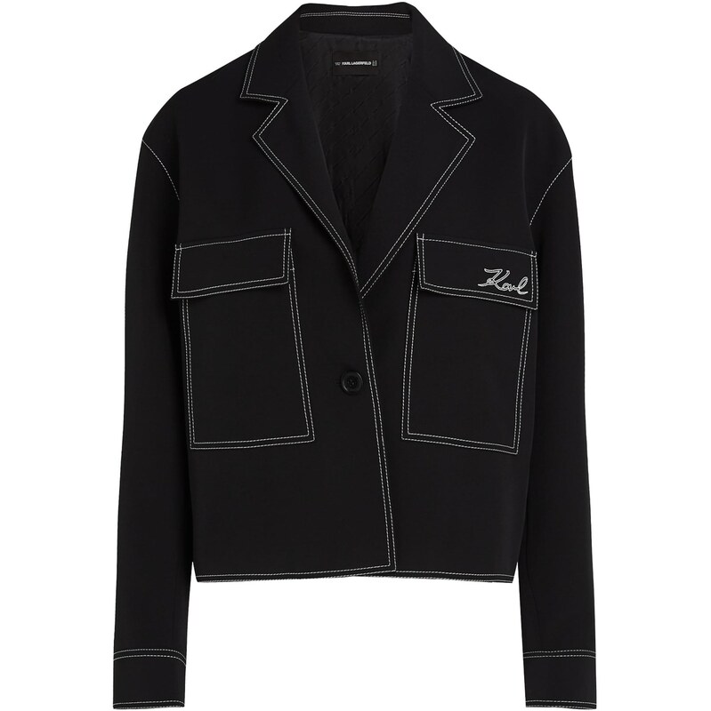 Karl Lagerfeld Přechodná bunda černá 106582242