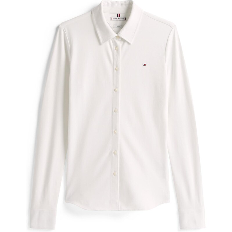 TOMMY HILFIGER Halenka 1985 Slim Fit bílá