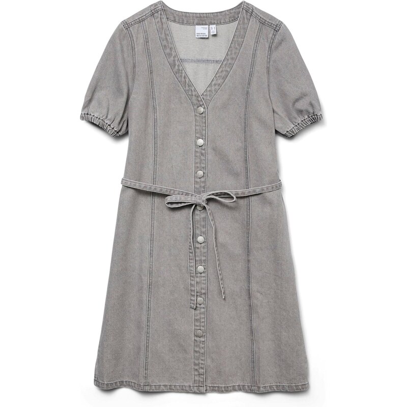 VERO MODA Košilové šaty VMJanet šedá džínová