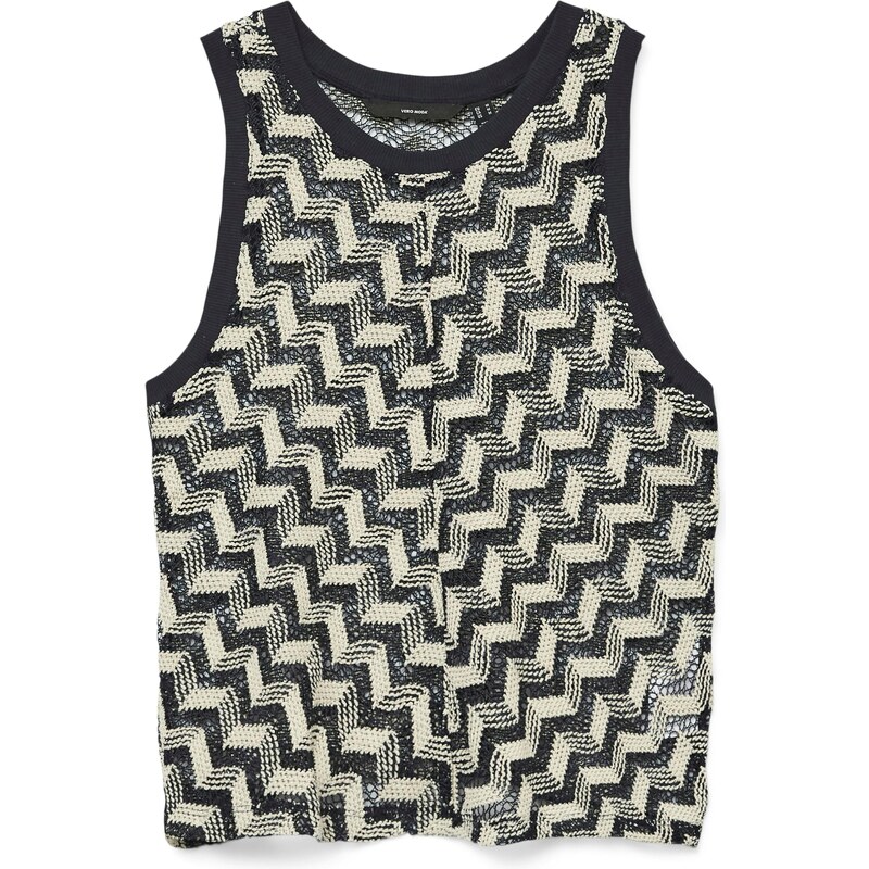 VERO MODA Kardigany VMTIKKA námořnická modř / bílá 106309019