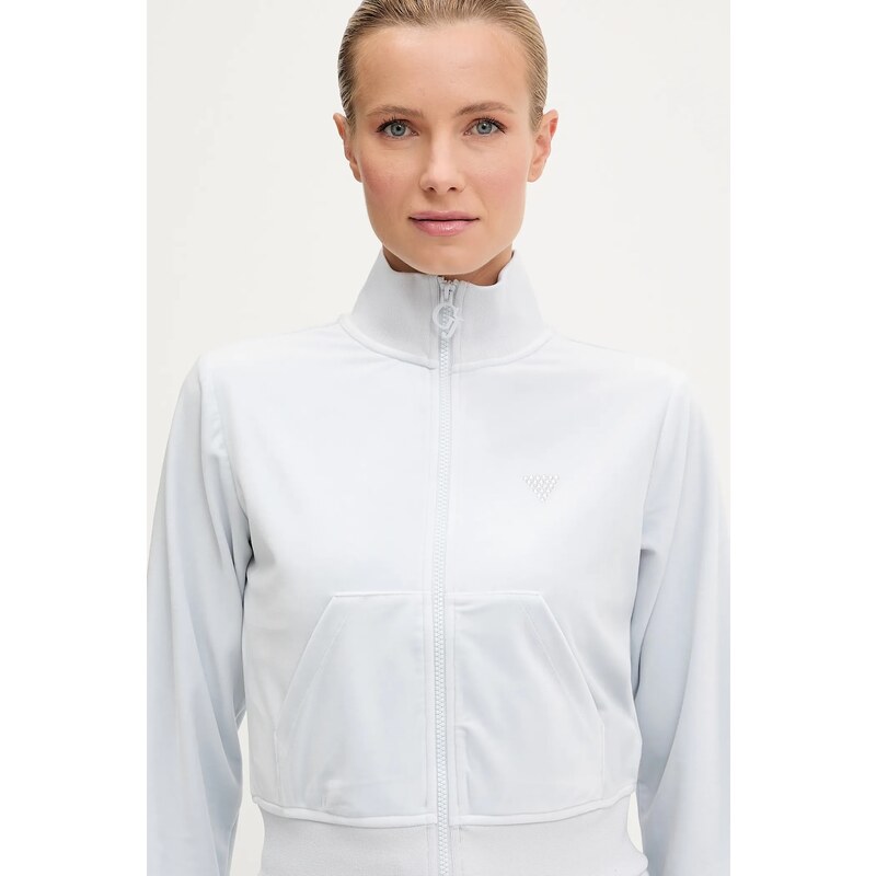 Velurová mikina Guess COUTURE