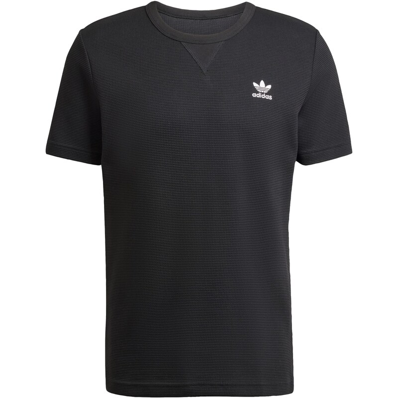 ADIDAS ORIGINALS Tričko Trefoil Essentials černá / bílá