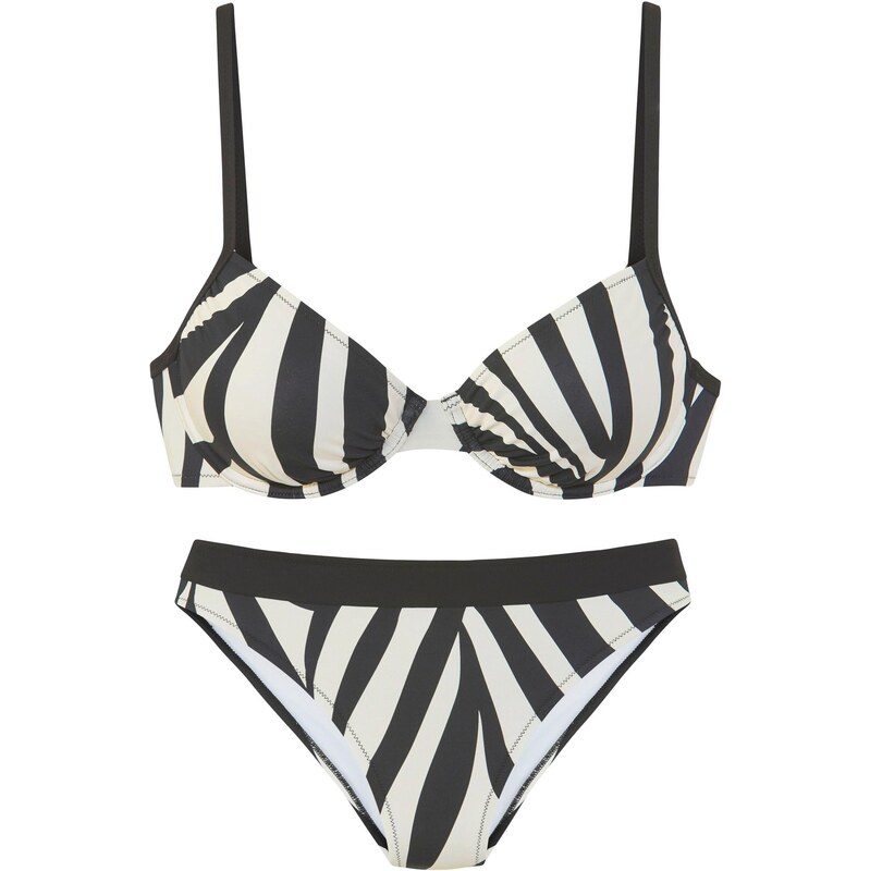FRENCH CONNECTION Bikiny černá / bílá 107468855