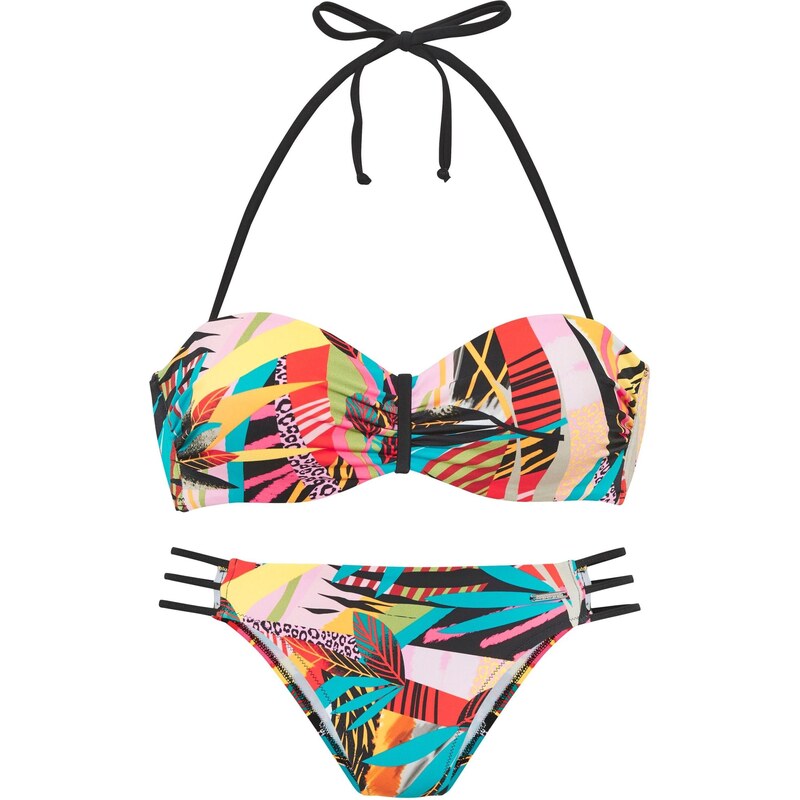Bruno Banani Bikiny tyrkysová / žlutá / oranžová / černá