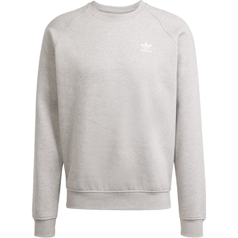 ADIDAS ORIGINALS Mikina Trefoil Essentials šedá / bílá