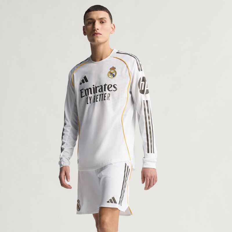 Adidas Originální domácí dres Real Madrid 25/26 sdlouhým rukávem