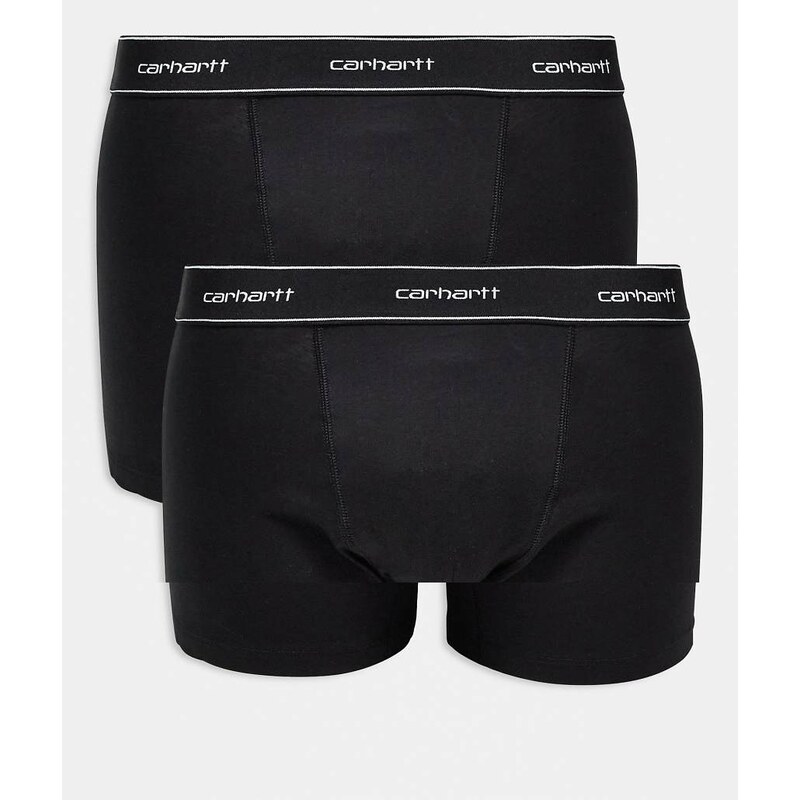 Carhartt WIP cotton 2 pack boxers in black