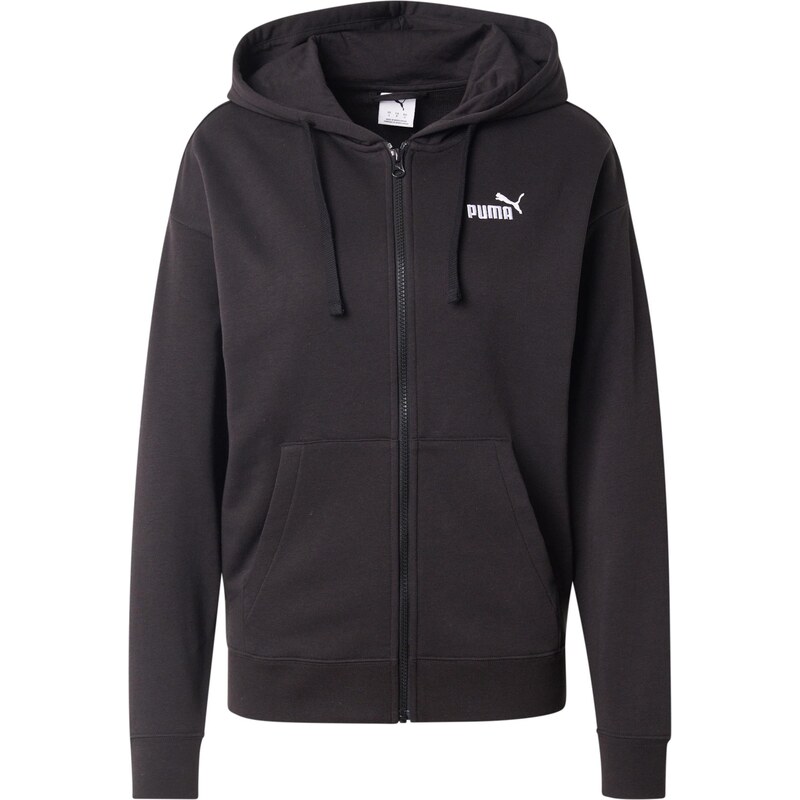 PUMA Sportovní mikina Ess No. 1 černá / offwhite