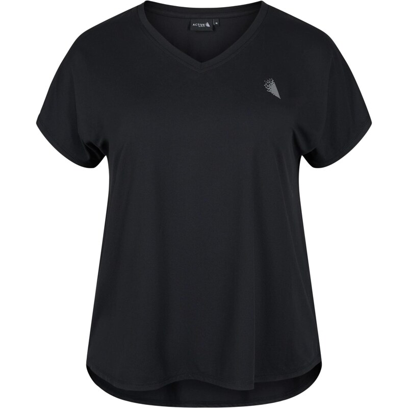 Active by Zizzi Tričko ABASIC černá