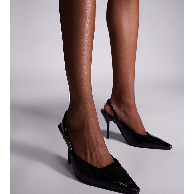 Simmi Wide Fit Simmi London Wide Fit Darcia pointed slingback heeled 115043222