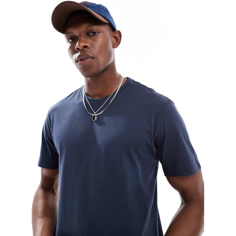 ONLY & SONS regular fit t-shirt in navy