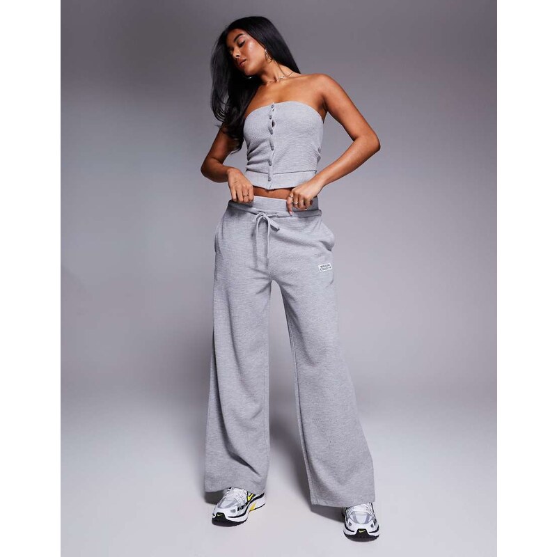 ASOS Weekend Collective Weekend Collective co-ord waffle wide leg 106641563